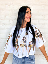 Load image into Gallery viewer, Queen Of Geaux Team Geaux Black & Gold Top