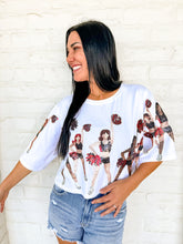 Load image into Gallery viewer, Queen Of Geaux Team Geaux Red & Black Top