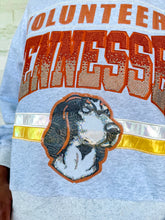 Load image into Gallery viewer, Queen Of Sparkles Gray Volunteers Tennessee Vintage Sweatshirt