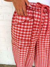 Load image into Gallery viewer, Sunflower Fields Rust Pink Barrel Pants