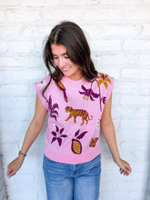 Load image into Gallery viewer, THML The Mighty Pink Jungle Top