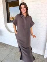 Load image into Gallery viewer, The Kennedy Brown Dress