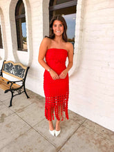 Load image into Gallery viewer, Reverse The Way Red Dress