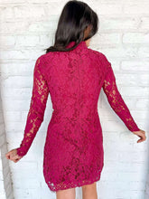 Load image into Gallery viewer, Get To Know You Burgundy Dress
