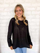 Load image into Gallery viewer, One Way Black Top