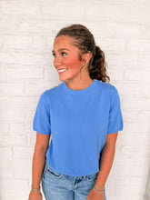 Load image into Gallery viewer, For The Moment Blue Top