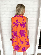 Load image into Gallery viewer, Vacation Time Orange Dress