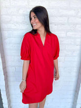 Load image into Gallery viewer, Calm Cool And Collected Red Dress