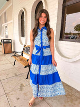 Load image into Gallery viewer, Lovely Spring Day Blue Dress