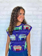 Load image into Gallery viewer, Queen Of Sparkles Dark Purple Street Car Short Sleeve Top