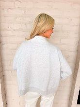 Load image into Gallery viewer, Queen Of Sparkles Grey Mock neck Survivor Sweatshirt