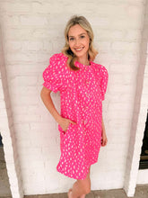 Load image into Gallery viewer, Elegant Gaze Hot Pink Dress