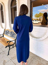 Load image into Gallery viewer, Out Of The Ordinary Navy Dress