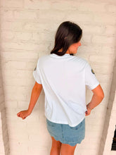 Load image into Gallery viewer, Jordan Amanda Saints Fleur De Lis White Exclusive