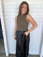 Load image into Gallery viewer, THML Cheetah Media Black Dress