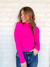 Load image into Gallery viewer, Stole The Show Neon Hot Pink Bodysuit