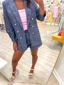 Business Only Denim Blazer