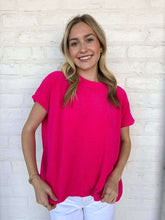Load image into Gallery viewer, Get Comfy Hot Pink Top