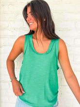 Load image into Gallery viewer, Coffee Run Kelly Green Tank
