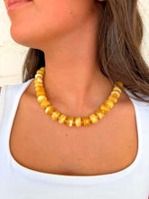 Load image into Gallery viewer, Large Orange Bead Necklace