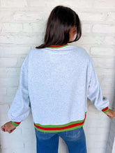 Load image into Gallery viewer, Jordan Amanda Christmas Grinch Hand &amp; Ornament Sweatshirt