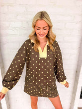 Load image into Gallery viewer, Polka Dot Dreams Mocha Gold Set