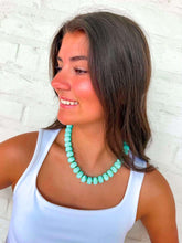 Load image into Gallery viewer, Large Mint Bead Necklace