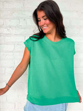 Load image into Gallery viewer, In A Daydream Kelly Green Scuba Top