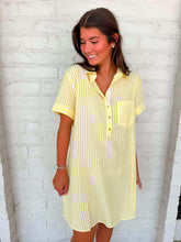 Load image into Gallery viewer, Porch Light On Lemon Dress
