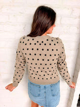 Load image into Gallery viewer, Poker Face Taupe Sweater
