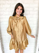Load image into Gallery viewer, The Afterglow Gold Dress