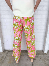 Load image into Gallery viewer, Running Fields Pink Floral Pants