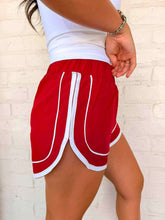Load image into Gallery viewer, Easy Breezy Cabernet Athletic Shorts
