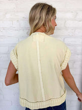 Load image into Gallery viewer, Still The Same Lemon Cardigan Vest