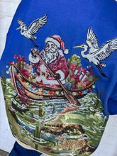 Load image into Gallery viewer, Queen Of Sparkles Multi Santa in the Swamp Sweatshirt