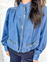 Load image into Gallery viewer, The Pretty Please Light Denim Top