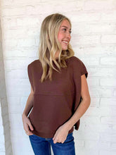 Load image into Gallery viewer, First To Know Brown Sweater Vest