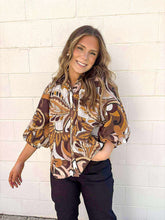 Load image into Gallery viewer, Figure You Out Brown Top