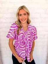 Load image into Gallery viewer, Time To Vacay Lavender Top