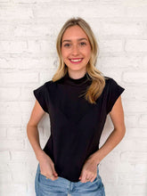 Load image into Gallery viewer, Mindful Thoughts Black Top