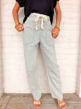 Load image into Gallery viewer, Says About Me Stripe Denim Pants