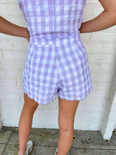 Load image into Gallery viewer, Gingham Gameday Purple Set
