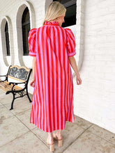 Load image into Gallery viewer, New Start Pink Stripe Dress