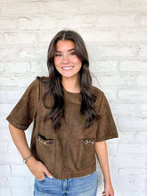 Load image into Gallery viewer, The Darlin Brown Top