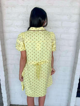 Load image into Gallery viewer, Around The Clock Yellow Dress