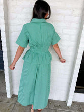 Load image into Gallery viewer, Signs of Stripes Green Dress