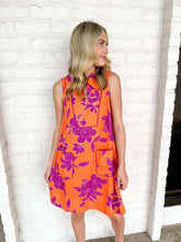 Load image into Gallery viewer, Vacation Time Orange Dress