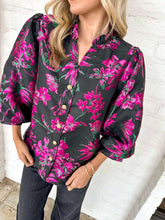 Load image into Gallery viewer, Glamorous Style Pink Jacquard Top