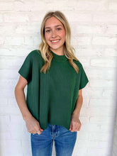 Load image into Gallery viewer, Here When Needed Dark Green Top