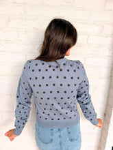 Load image into Gallery viewer, Poker Face Blue Sweater